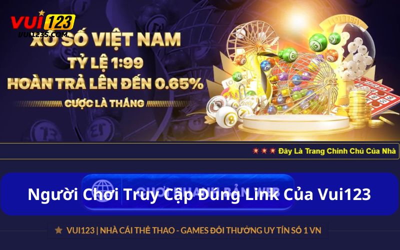 Hướng Dẫn Liên Hệ Vui123 Và Những Lưu Ý Tân Thủ Cần Biết Người chơi truy cập đúng link chính thức của Vui123